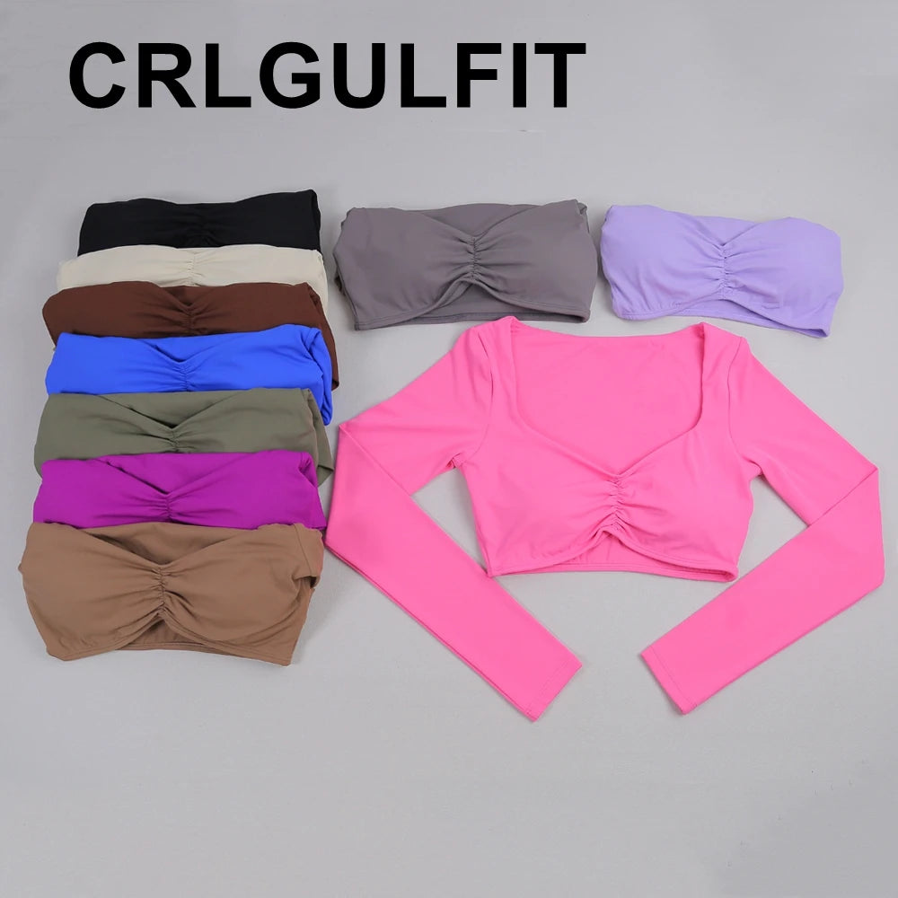 Quick Drying Breathable Short Yoga Sexy Clothes For Women Nude Feeling Fitness Tops Slim Fit Exercise Running Clothes Main image