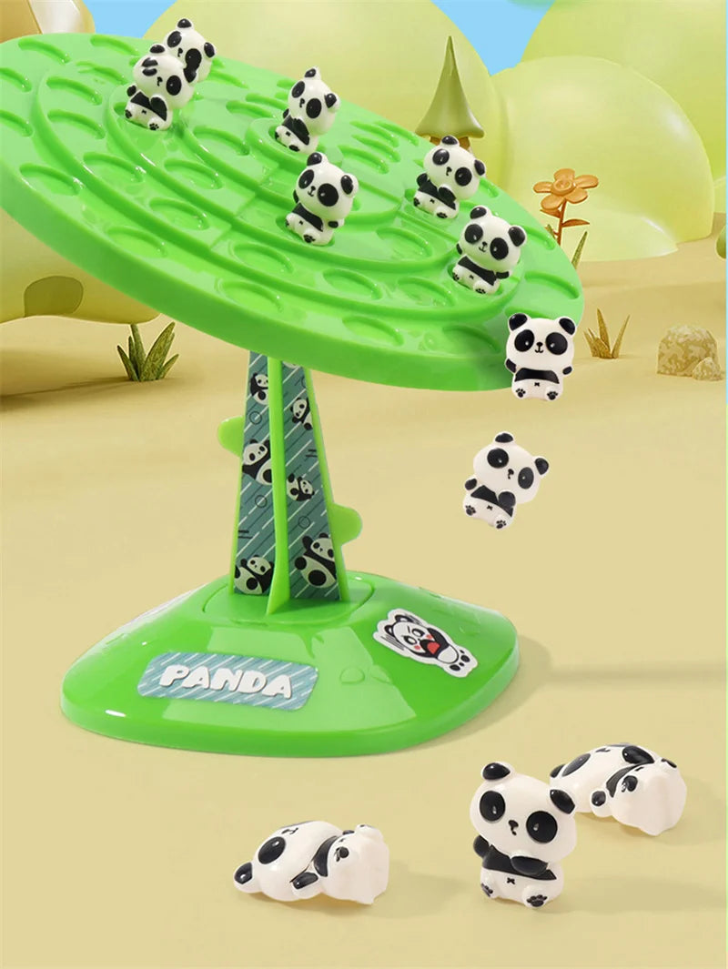 Children's Balance Panda Balance Tree Folding Happy Intelligence Early Education Decompression Game Table Battle Games