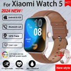 For Xiaomi Watch 5 Smart Watch Men HD AMOLED Screen Heart Rate Bluetooth Calling GPS Tracking Waterproof Sports SmartWatch Women