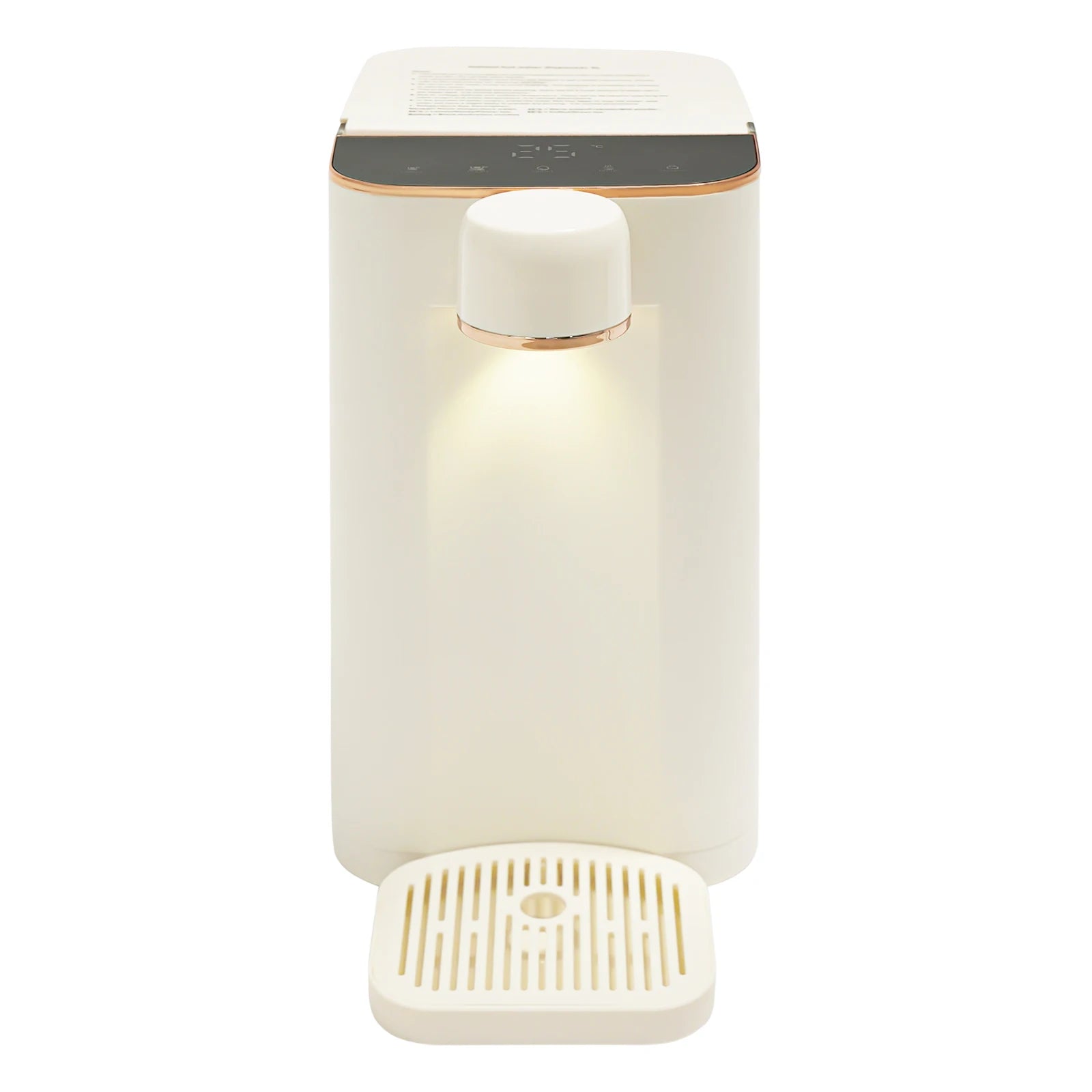 Tabletop Electric Water Dispenser, Touch Screen Design Multiple Temperature Selection Quantitative Water Discharge Function
