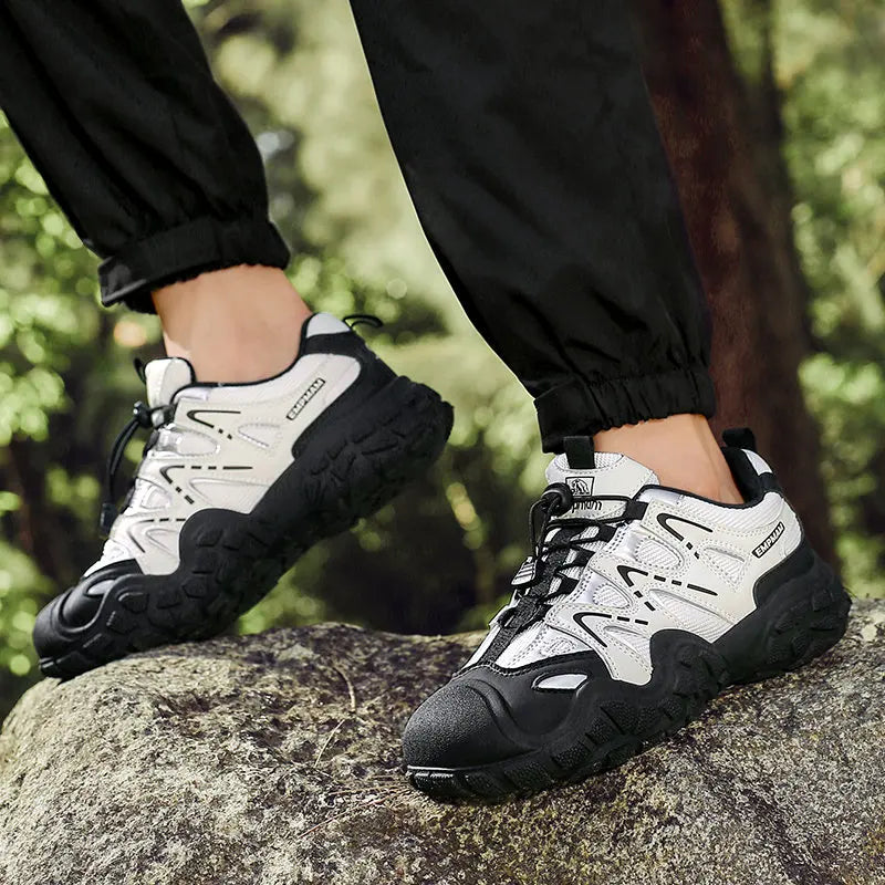 Spring Summer Fashion Pink Women's Hiking Sneakers Comfortable Non-slip Trekking Shoes Trainers Man Outdoor Sports Sneakers Men