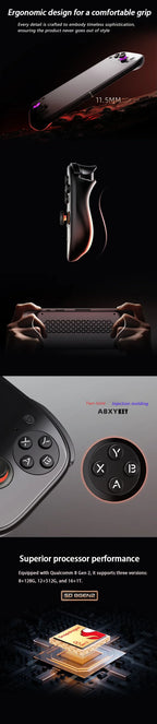 Ayn Odin 2 Portal Retro Handheld Game Console | 7" 120Hz Display, 8 Gen 2, 8000mAh Portable Video Game Console for Gift