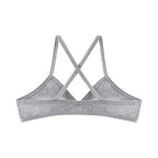 Comfort lingerie Cotton Bras For Women Thin Style Unlined Bralette Sexy Deep V Triangle Cup Cross Beauty Back Bra бюстгальтер