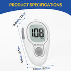 LinkSun Blood Glucose Meter G-425-3 Glucometer No Code for Diabetes Test 10/50/100pcs Strips Lancets Medical Blood Sugar mg/mmol