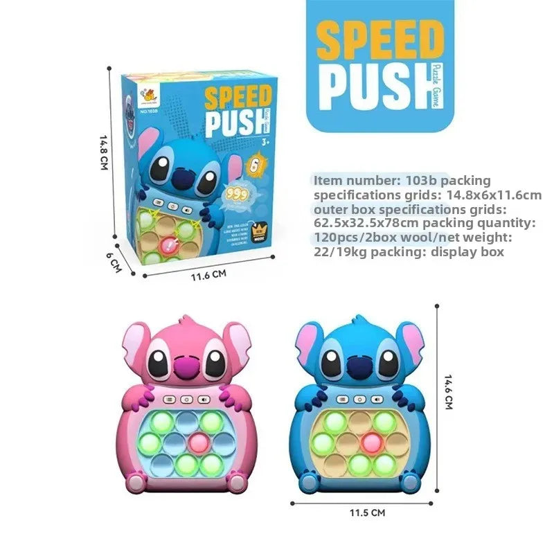 Lotso Game 3D Ground Mouse Challenge Stress Relieving Game Console Quick Push Game Pop Up Quick Push PuzzleToy Birthday Gift