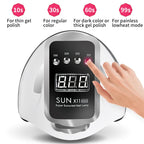 Nail Polish Kit Acrylic Nail Kit Poly Nail Gel Set With Nail Lamp Nails Extension Glitter Gel UV Building Gel Manicure Tools Set