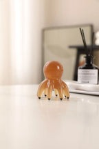 Resin Octopus Massage Comb Head Meridian Scraping Scalp Massage Brush Acupuncture SPA Gua Sha Massage Comb Fatigue Relief