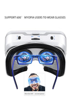 Shinecon 3D VR Glasses Virtual Reality Viar Goggles Headset Devices Smart Helmet Lenses For Cell Phone Mobile Smartphones Viewer