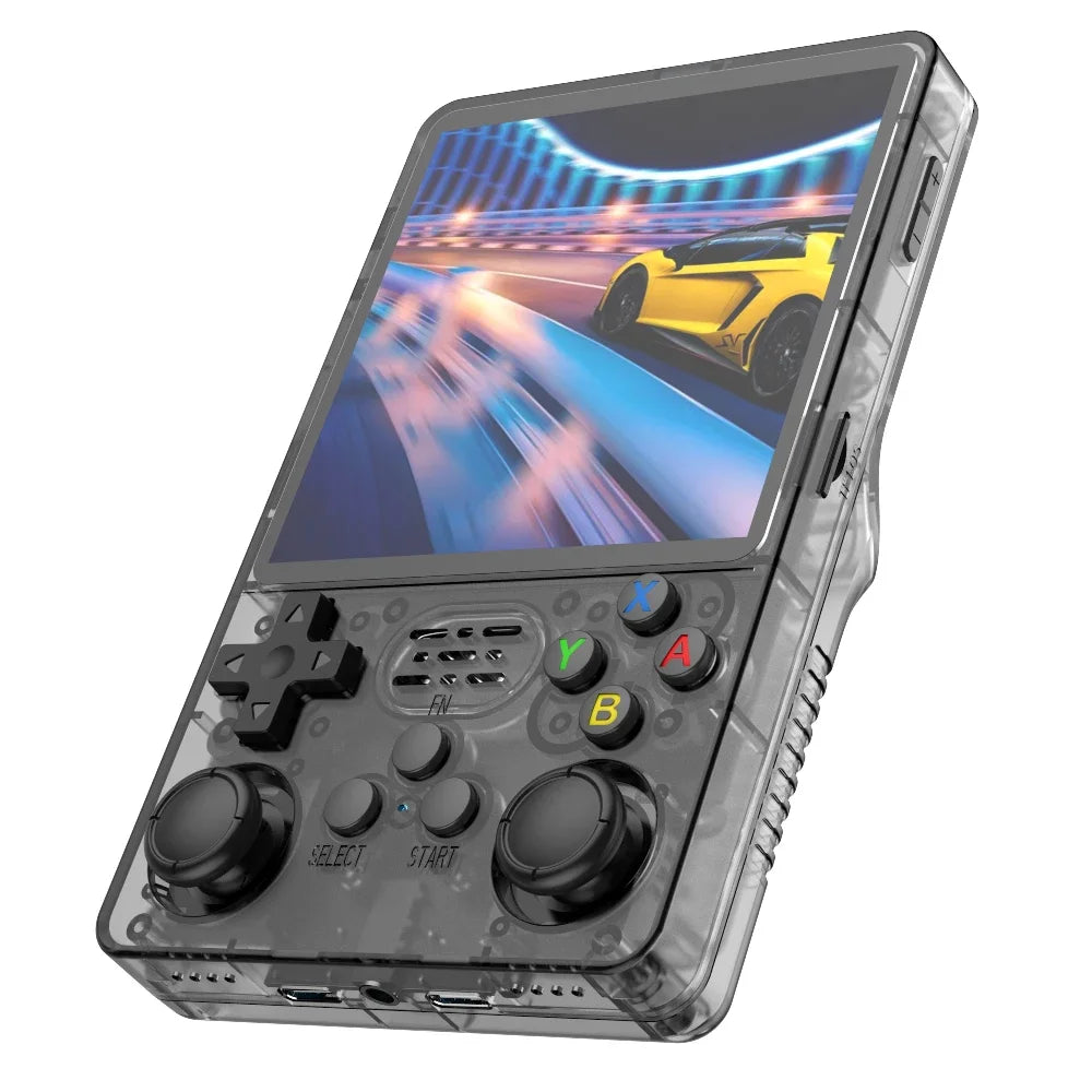 Portable Game Console R36S Plus, 64-Bit Linux System, 4.0 Inch IPS Screen, Handheld Pocket Video Game Player with RK3326 Chip