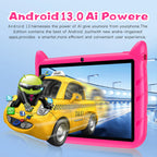 New 7 Inch 5G WiFi Kids' tablets Quad Core 4GB RAM 64GB ROM Dual Cameras Android 13.0 Learning Education Tablet PC 4000mAh