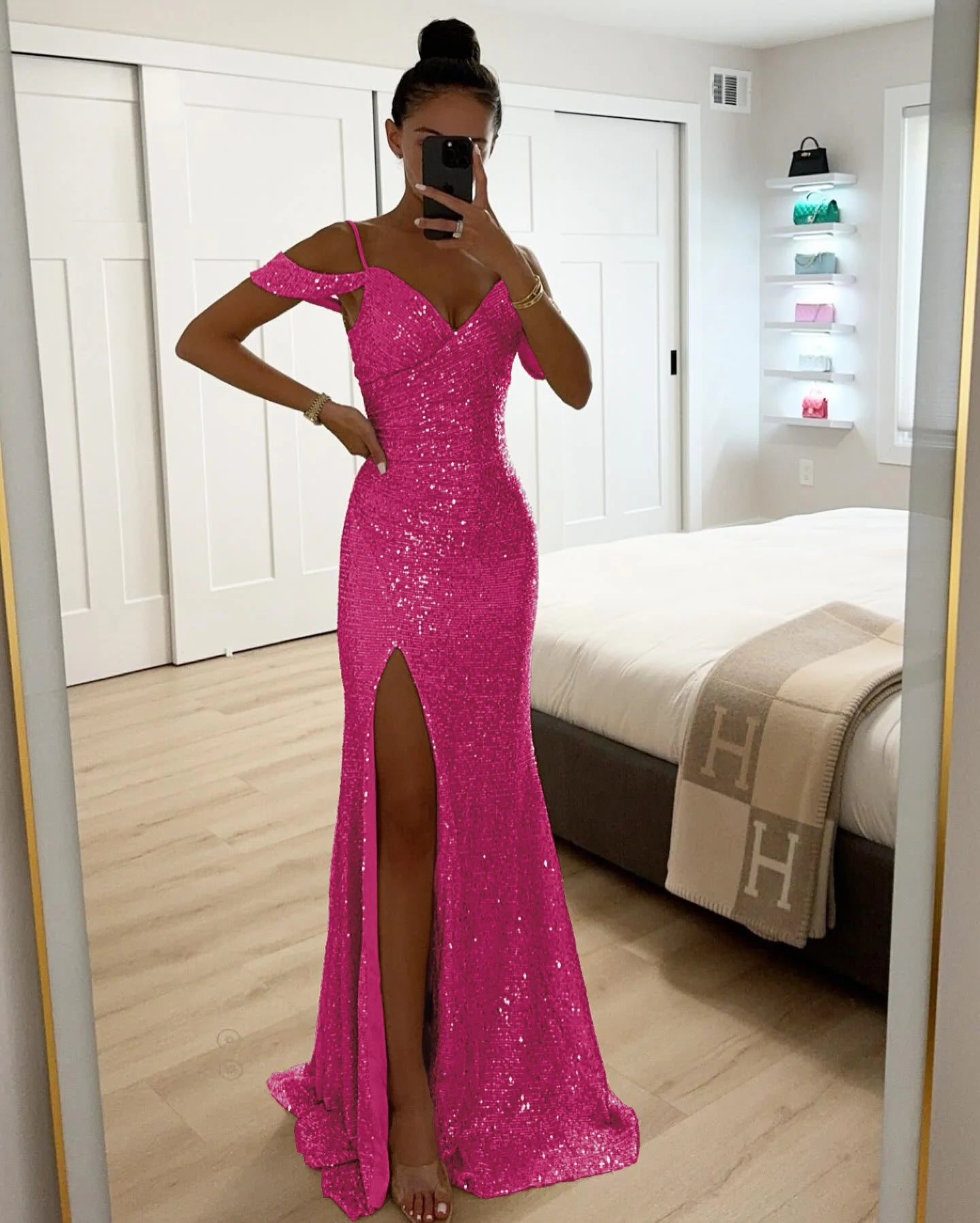 This dress is for the confident fashionista who isn't afraid to show off her individuality