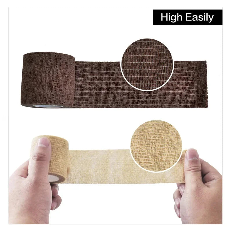 1/6pcs Colorful Athletic Wrap Tape Self Adhesive Elastic Bandage Elastoplast Sports Protector Knee Finger Ankle Palm Shoulder