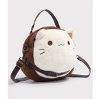 Cute Clutch Bag Plush Backpack Furry Cat Bag Adorable Kitten Handbag for Woman Kids Cartoon 2025 New Kitten Handbag
