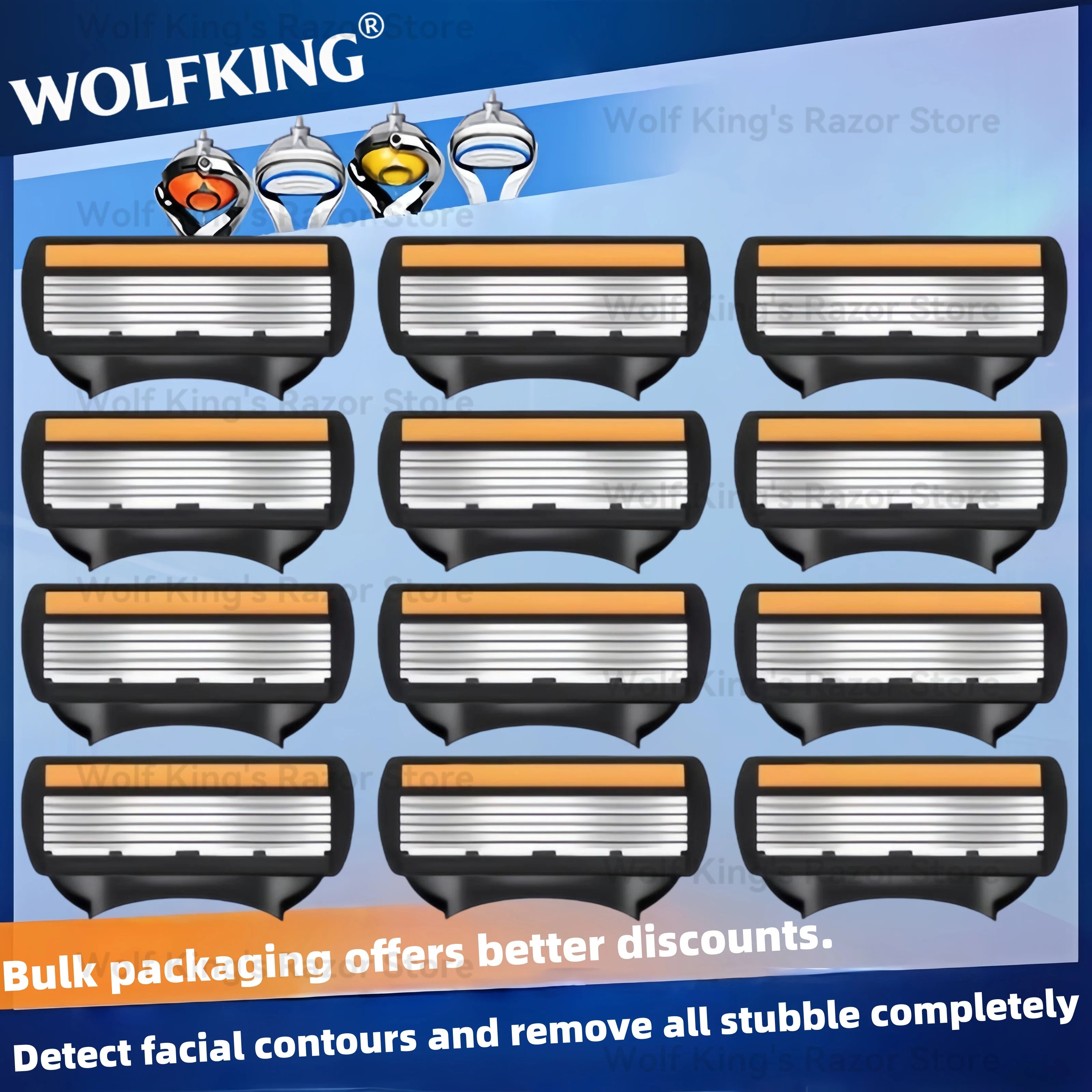 5-layer safety razor stainless steel progressive blade easy to shave men's shaving and women's hair removal shaving tools