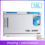 16L Towel Warmer Sterilization Cabinet With UV Disinfection for Facial Salon Spa Towel Hot Towel Heating Cabinet Box 110v/220v