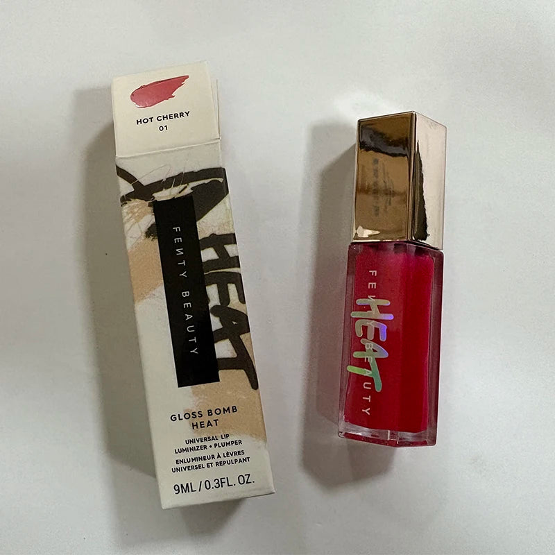 Fenty Beauty Gloss Lip Glaze Multi-color Moisten Shine Glitter Lip Plumper Makeup Beginner Liquid Lipstick Makeup Cosmetics