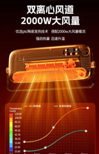 Refrigeration Air Conditioner Fan Cooler Home Wall-Mounted Mute Mobile  Air Conditioning Cold Air Fan Cooling and Heating