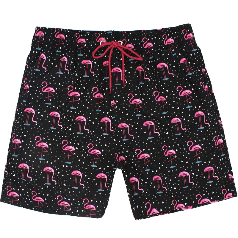 DATIFER Men's Sports Short Beachwear New Style Polyester Printing Fitness Beach Pants Surfing Swimming Trunks Bathing Swimwear