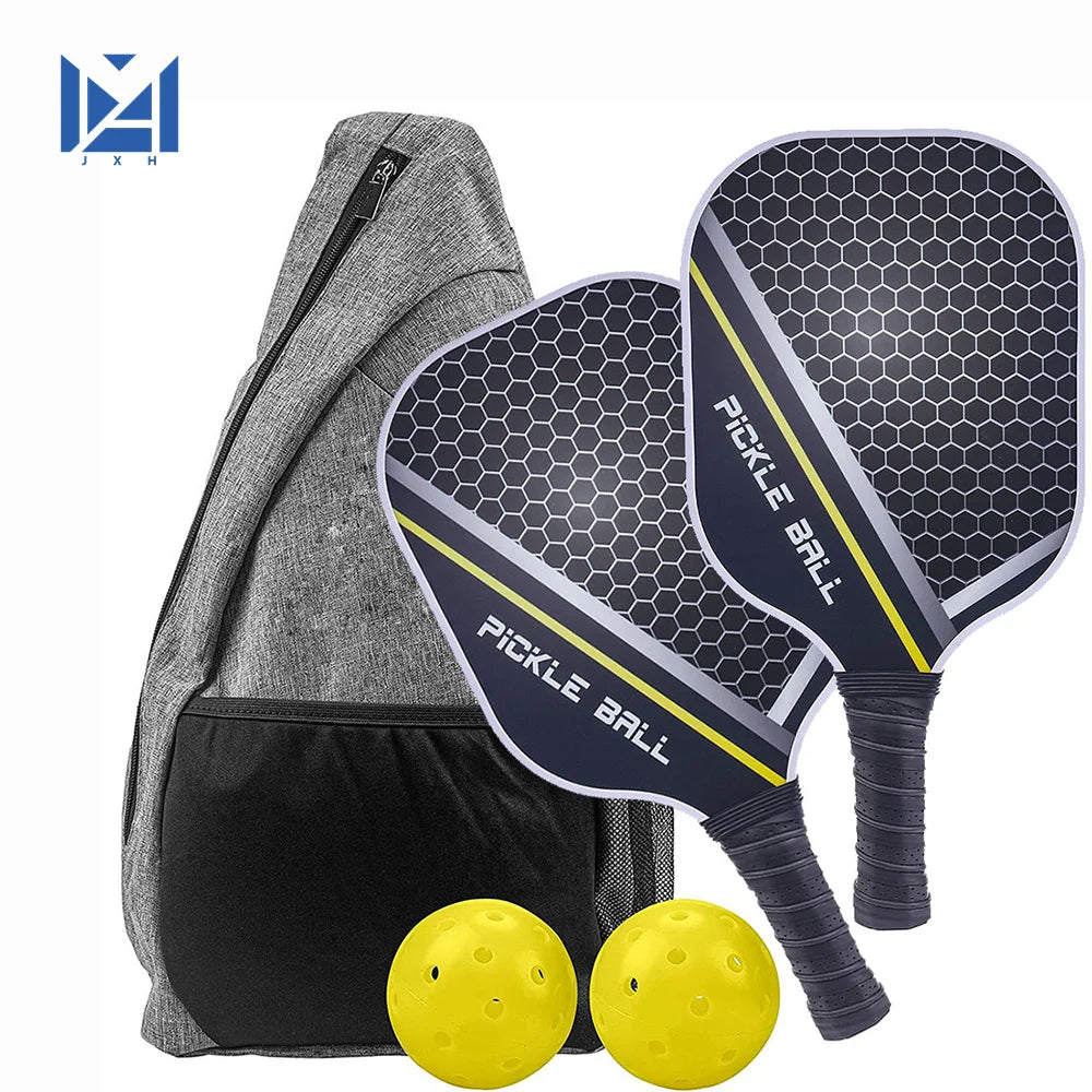 Pickleball Paddles Set-Graphite Carbon Fiber Usapa Approved Lightweight Racquets Set Indoor and Outdoor Exercise For All Ages Main image