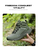 RAN Hiking Shoes Men Waterproof mesh walking shoes outdoor trekking Shoes Hunting Boots Tactical Ankle Boots women travel Boots