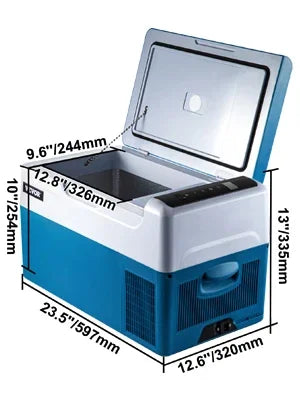VEVOR 15L-55L portable small refrigerator car refrigerator car truck mini cooler, suitable for driving, traveling, and home use
