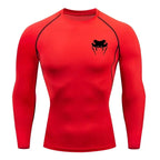 Men Compression Shirt Short Long Sleeve Quick Dry | All Season Workout Top for Gym Running Fitness UV Protection