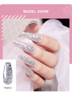 Poly Nail Gel Full Set With 6W LED Lamp Nail Set For Beginner Nail Tips Art 3D Design Decoration Extension Manicure Tools Kit