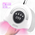 DianaBeauty UV Nail Lamp Portable Nail Dryer with Touch Screen Professional Manicure Lamp with Smart Sensor and Handle Nail Tool