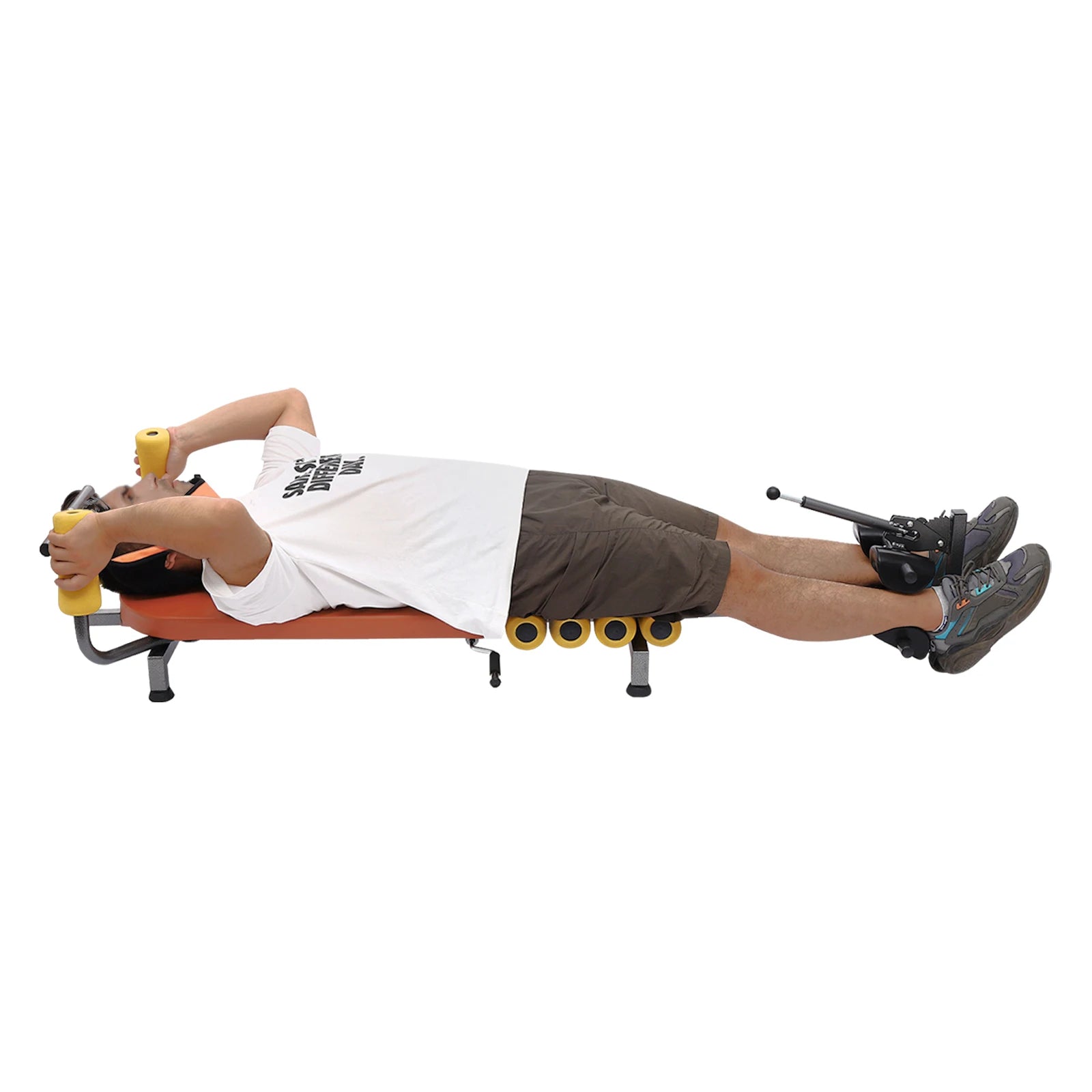 Training Bench Back Adjustable Stretch Bench Neck Stretcher for Tension Relief Portable Spine Stretching Device