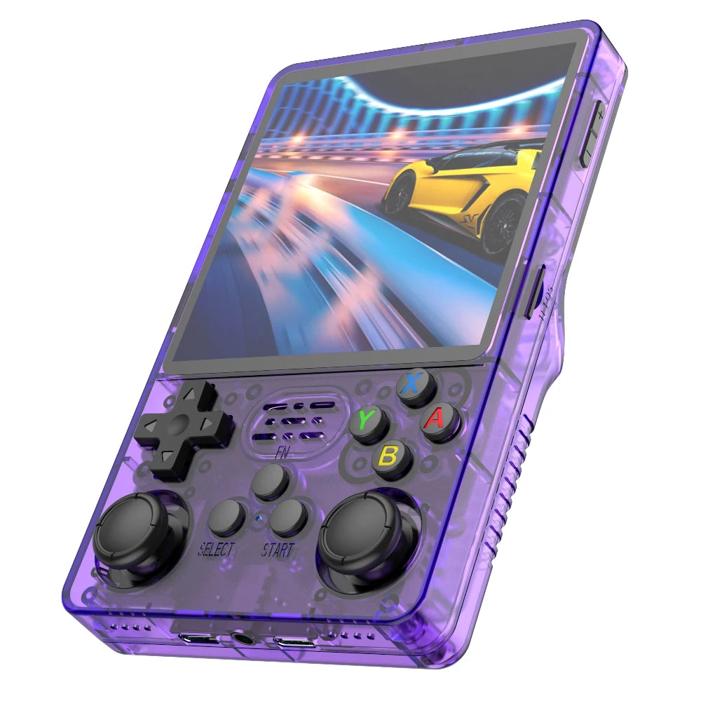 Portable Game Console R36S Plus, 64-Bit Linux System, 4.0 Inch IPS Screen, Handheld Pocket Video Game Player with RK3326 Chip