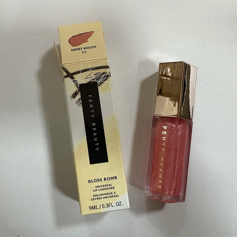 Fenty Beauty Gloss Lip Glaze Multi-color Moisten Shine Glitter Lip Plumper Makeup Beginner Liquid Lipstick Makeup Cosmetics
