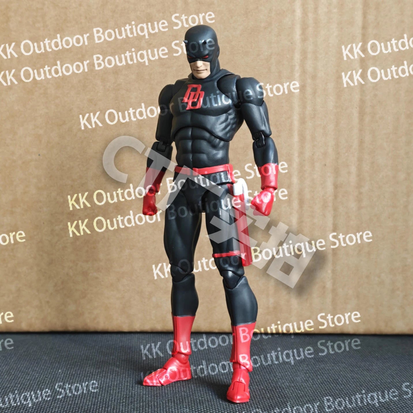 In Stock Ct Toys Daredevil Black 999 Red Mafex 223 Figure Comic Version Anime Action Figure Figurine Statue Model Gift Kids Toys