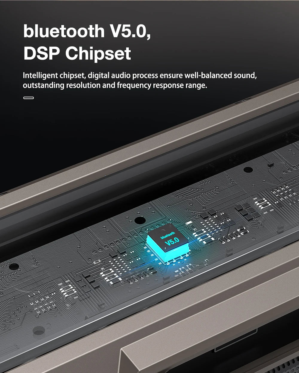BlitzWolf BW-WA3 100W TWS bluetooth Speaker Quad Drivers Dual Diaphragm Deep Bass RGB Light IPX5 Waterproof 5000mAh Speakers