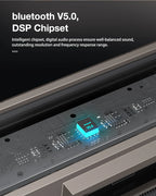BlitzWolf BW-WA3 100W TWS bluetooth Speaker Quad Drivers Dual Diaphragm Deep Bass RGB Light IPX5 Waterproof 5000mAh Speakers