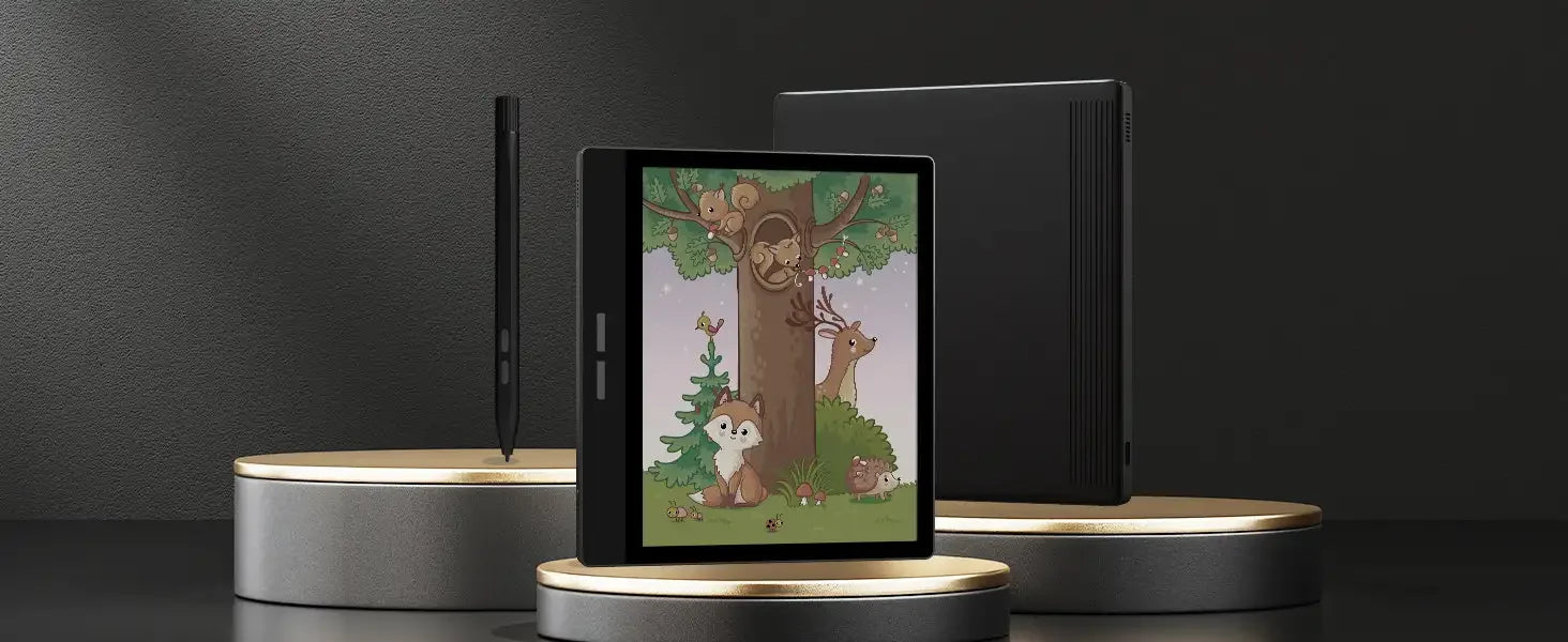 BIGME B751C Ebook Reader, 7 inch Color E-ink Screen Tablet, Portable Electronic Book ereader, Android 11 OS, support Google Play