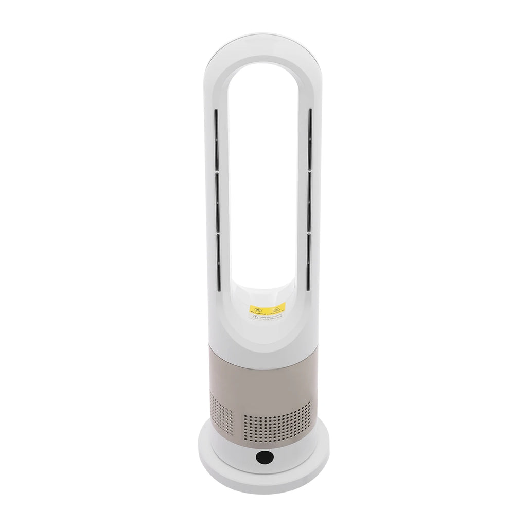 Cooling & Heating Bladeless Fan 220V W/ Timer Remote Control 8 Wind Speed Home Silent  Air Conditioner Heater LED Display