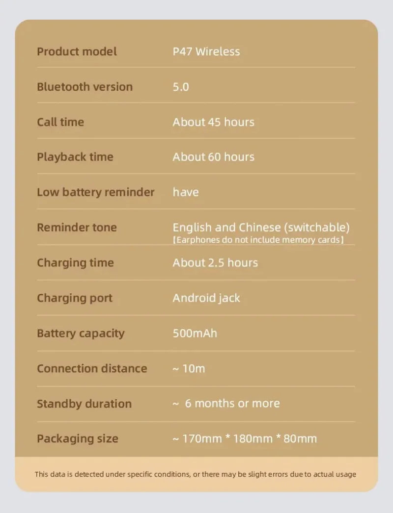 Lenovo Multifunctional Portable Foldable Headmounted Wireless Bluetooth 5.0 Headset For Bluetooth connection Wired Connection