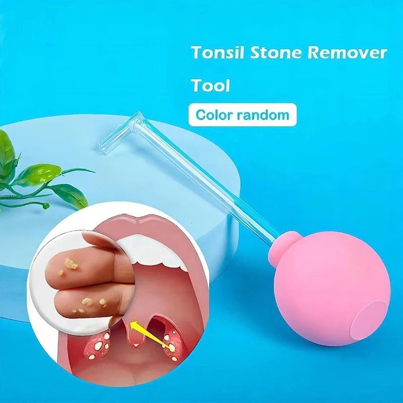 1pc Tonsil Stone Removal Ear Wax Remover Tool With Stainless Steel - Mouth Cleaning Care Tools For Tonsil Stone Removal