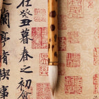 Weasel Woolen Multipple Hair Calligraphy Brush Medium Regular Script Practice Brush Professional Chinese Painting Pen Art Paint