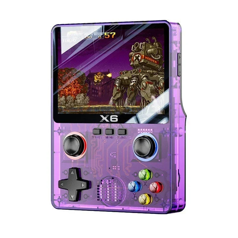 Retro Handheld Game Console 3.5Inch IPS Screen Dual 3D Joystick 11 Simulators GBA Video Game Players 10000+ Games for Kids Gifts