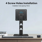 ZEUSLAP Rotating Portable Monitor Desk Metal Stand Holder For VESA Mount monitor