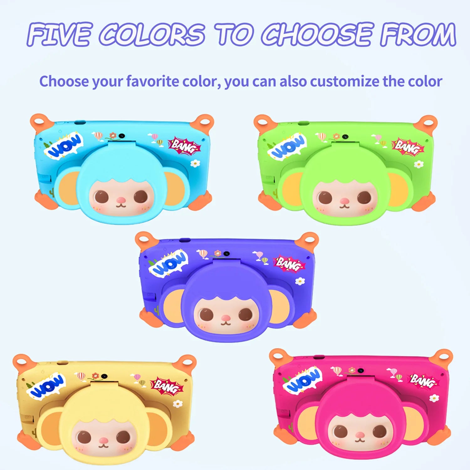 2026 Global Version 7 Inch 5G WiFi Kids' tablet Quad Core 4GB RAM 64GB ROM Dual Cameras Children's Gifts Tablets Android 13.0