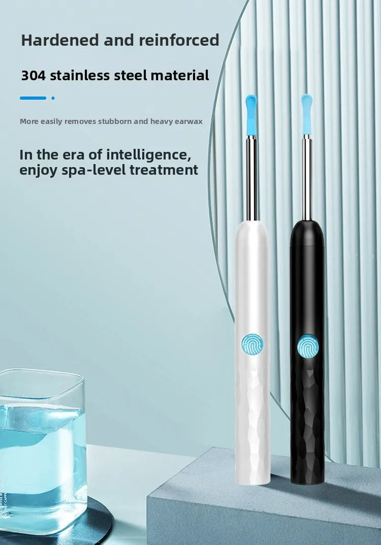Visual Ear Wax Cleaner with Camera Safe Earwax Removal Endoscope with 5M Camera Luminous Otoscope Ear Cleaning Tools Ear Care