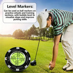 Golf Putt Ball Marker High Precision Round Green Reader Golfing Putting Aid Golf Slope Putting Reader 1PC JJ024