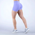 AYBL Fashion Shorts Low Waist Seamless Yoga Shorts Scrunch Bum Gym Shorts Women Workout Biker Stretch Fitness Shorts