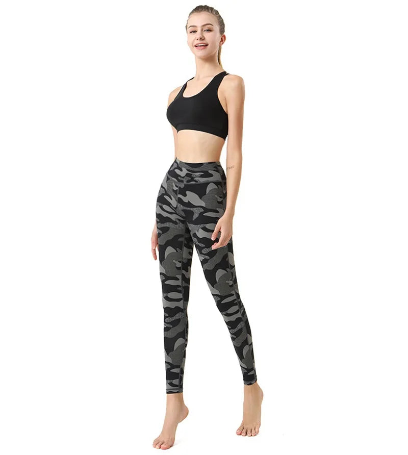 Cloud Hide Women Home Yoga Pants Fitness Gym Exercise Sports Leggings High Waist Sexy Long Print Tights Workout Running Trouser