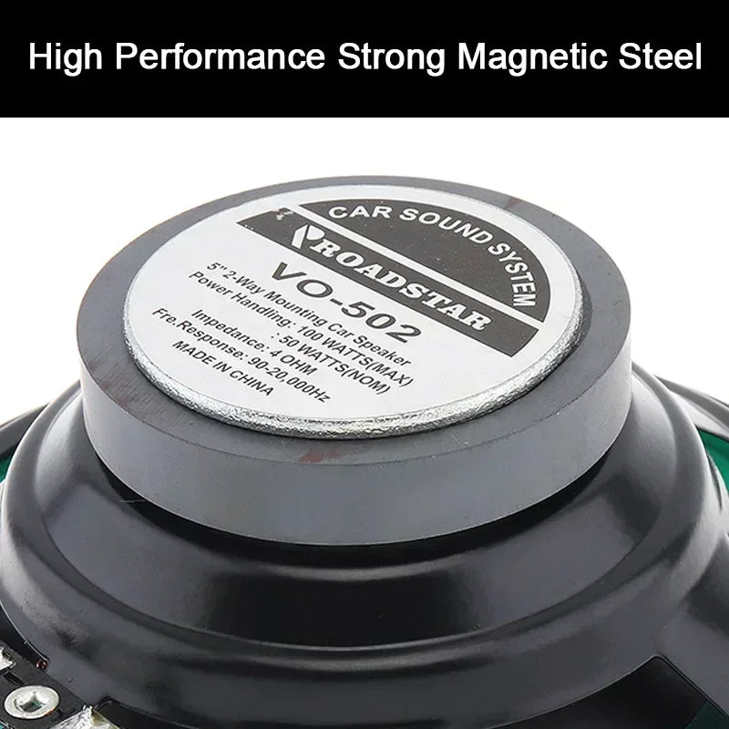 4/5/6.5 Inch Universal Car Coaxial Speakers HiFi Automotive Audio Full Range Frequency Subwoofer Enhanced Car Stereo Sound