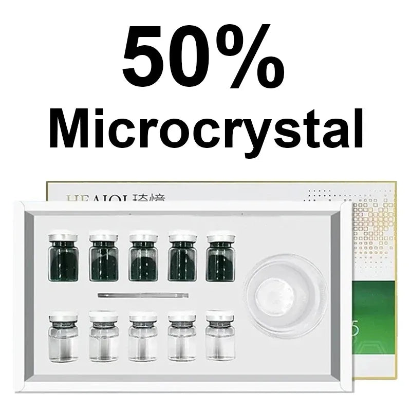 10pcs Sponge Microcrystal Freeze-dried Powder Collagen Regeneration Natural Biological Extract Sponge Spicules Skin Cell Renew