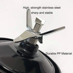 7 Fins Extractor Blades for Ninja Blender Replacement Parts with Washer Rubber Brush for Nutri Ninja Auto IQ BL486 BL642 N102