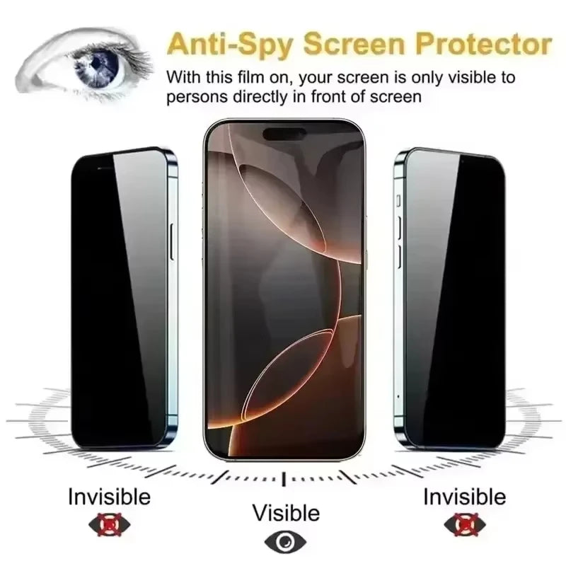 Dust Free Install Tempered Glass For iPhone 16 15 14 Plus 17 Pro Max Air 13 12 Mini 11 XR XS Oleophobic Coating Screen Protector